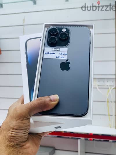 Apple - iPhone 14 Pro Max -256 GB- Box- Fine at affordable price ايفون