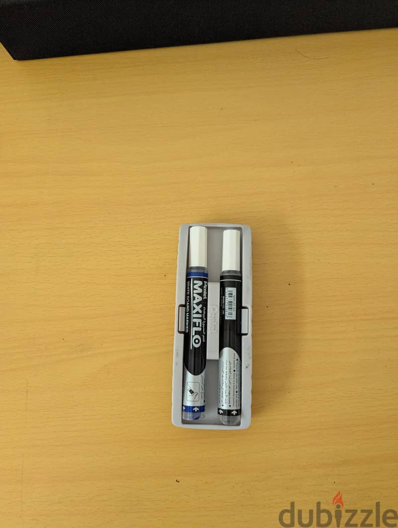 White Board with Duster and Markers 2