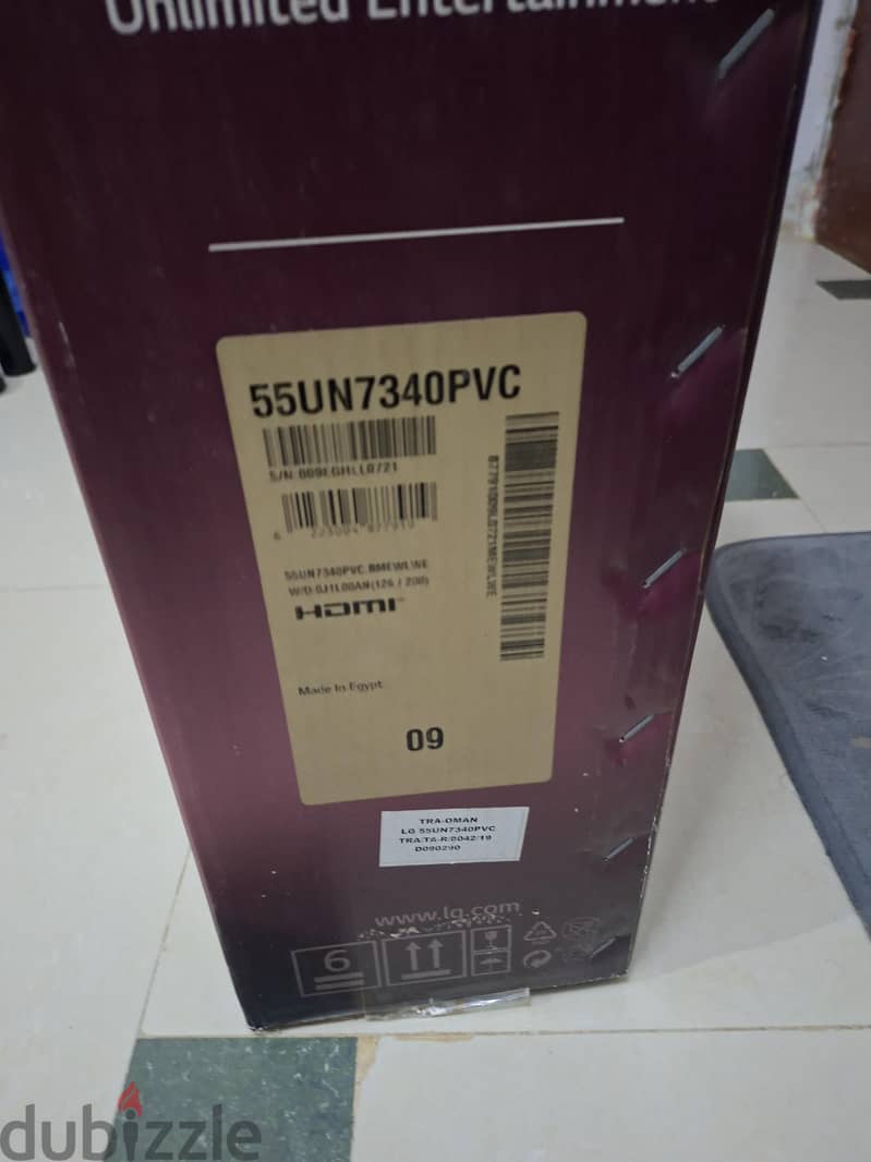 LG UHD smart TV 55 inch 3