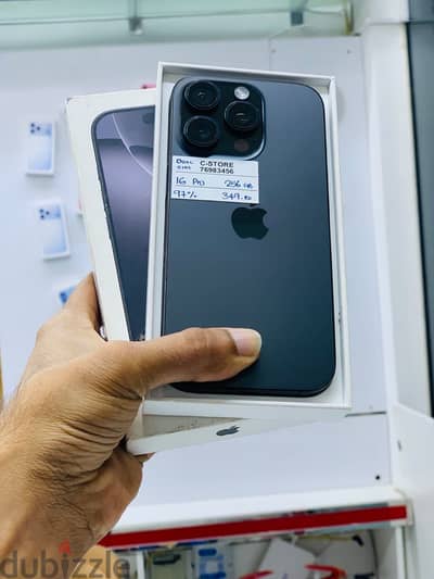 Apple - iPhone 16 Pro-256 GB - Box piece- Best performance ايفون