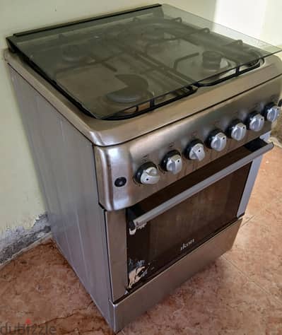 4 burner cooking range, ikon.