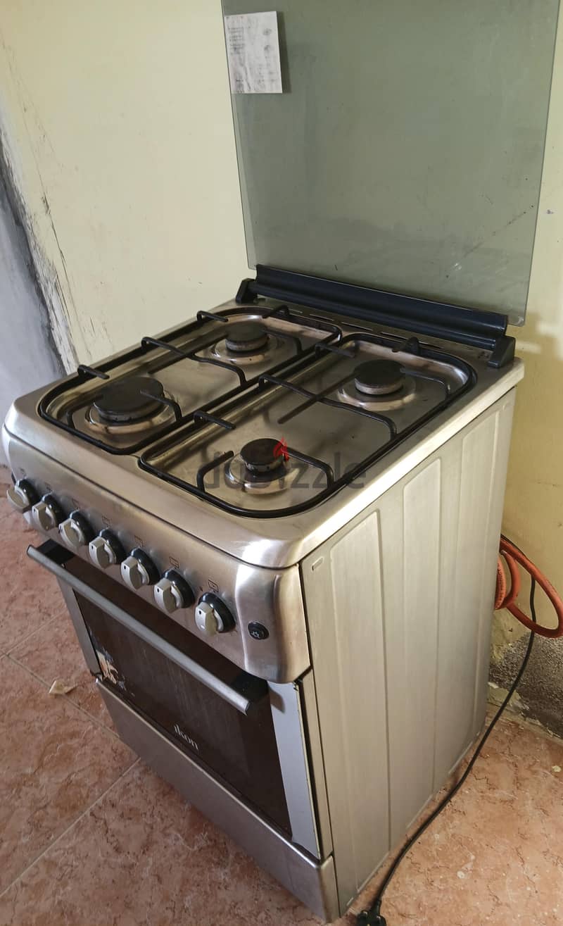 4 burner cooking range, ikon. 2