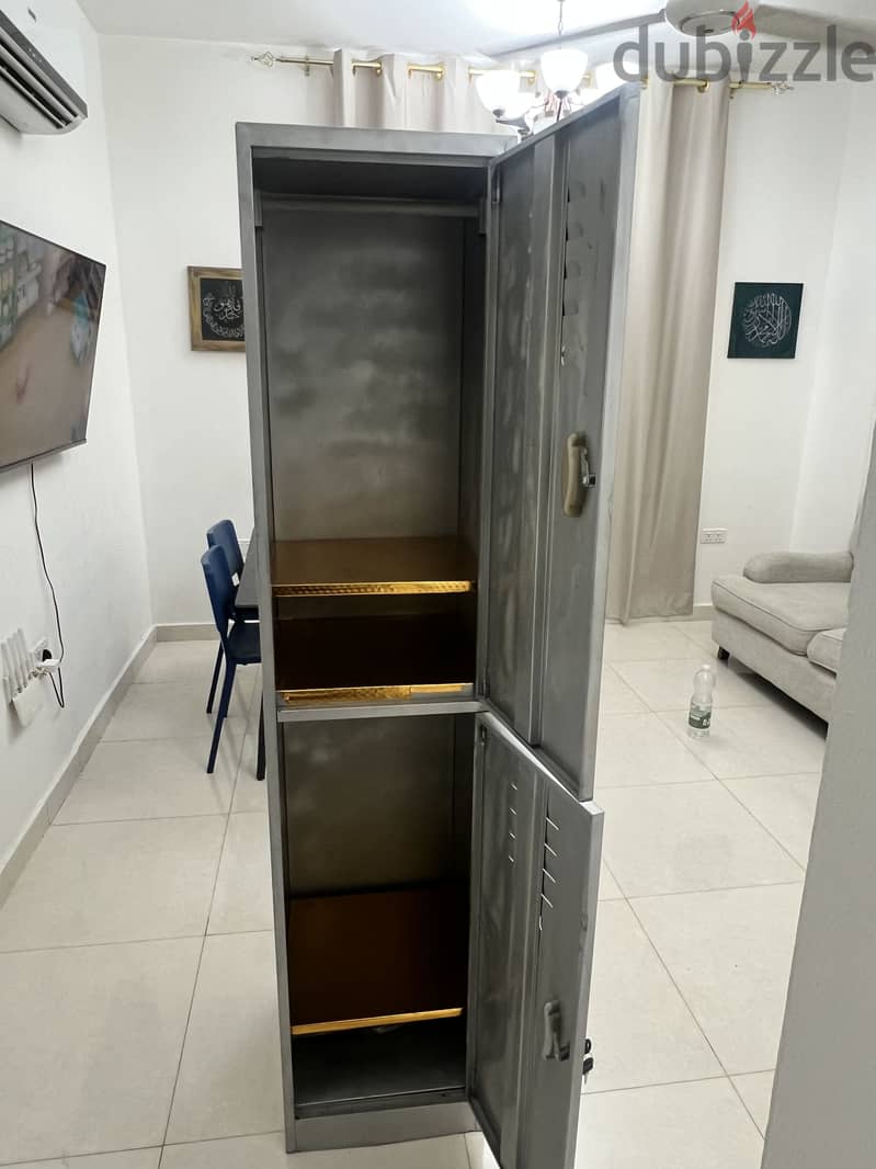 Steel wardrobe 2 door 1