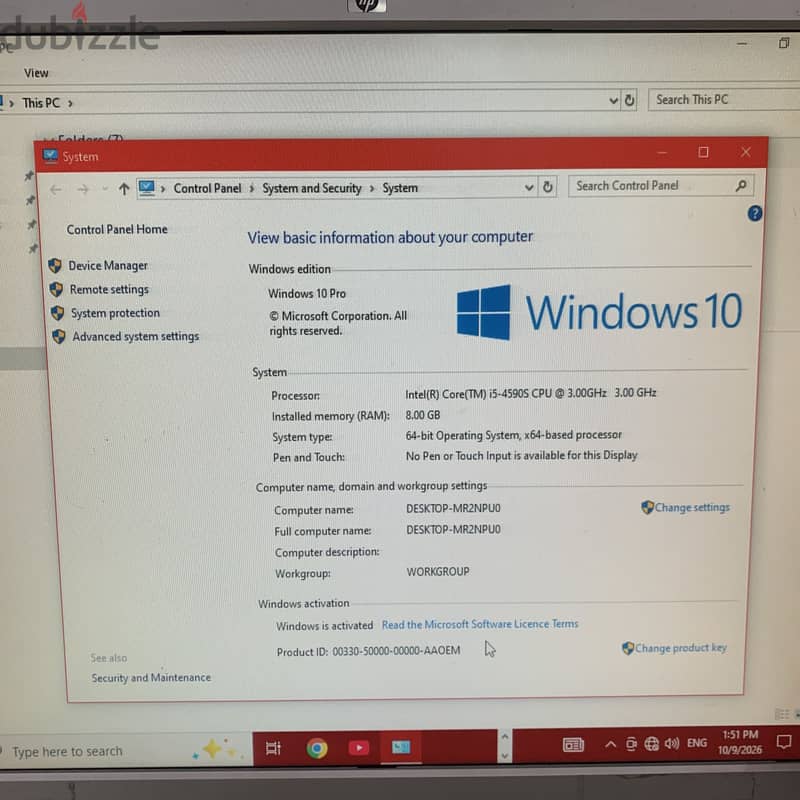 Dell Desktop Optiplex 9020 6