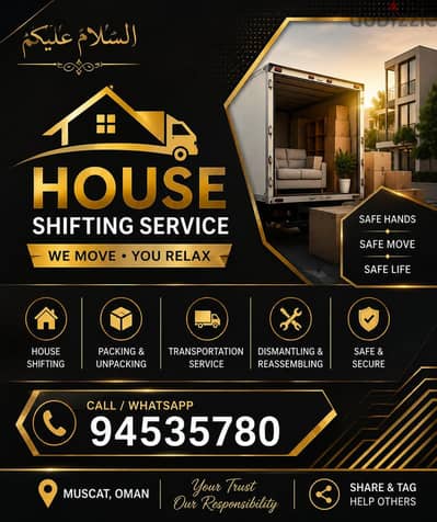 Best Muscat Mover and Packer House shifting office villa store shift