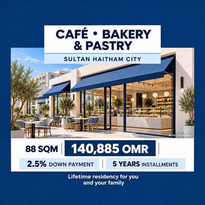 Café & Bakery for Sale | Sultan Haitham City | 88 SQM