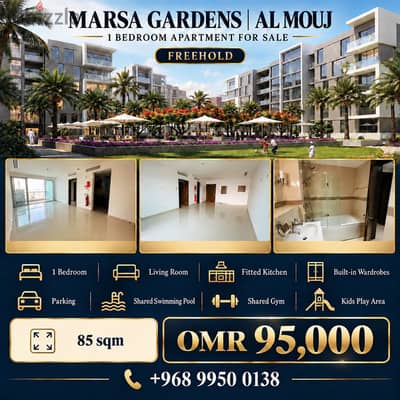  1-BEDROOM APARTMENT FOR SALE | MARSA GARDENS, AL MOUJ 