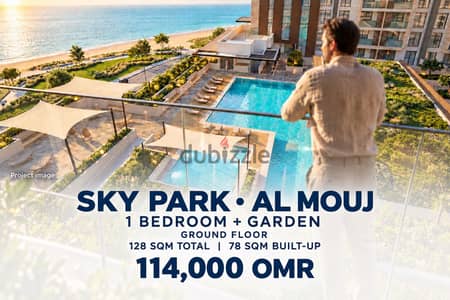 1BR Garden Apartment in Sky Park, Al Mouj | 128 sqm | OMR 114,000