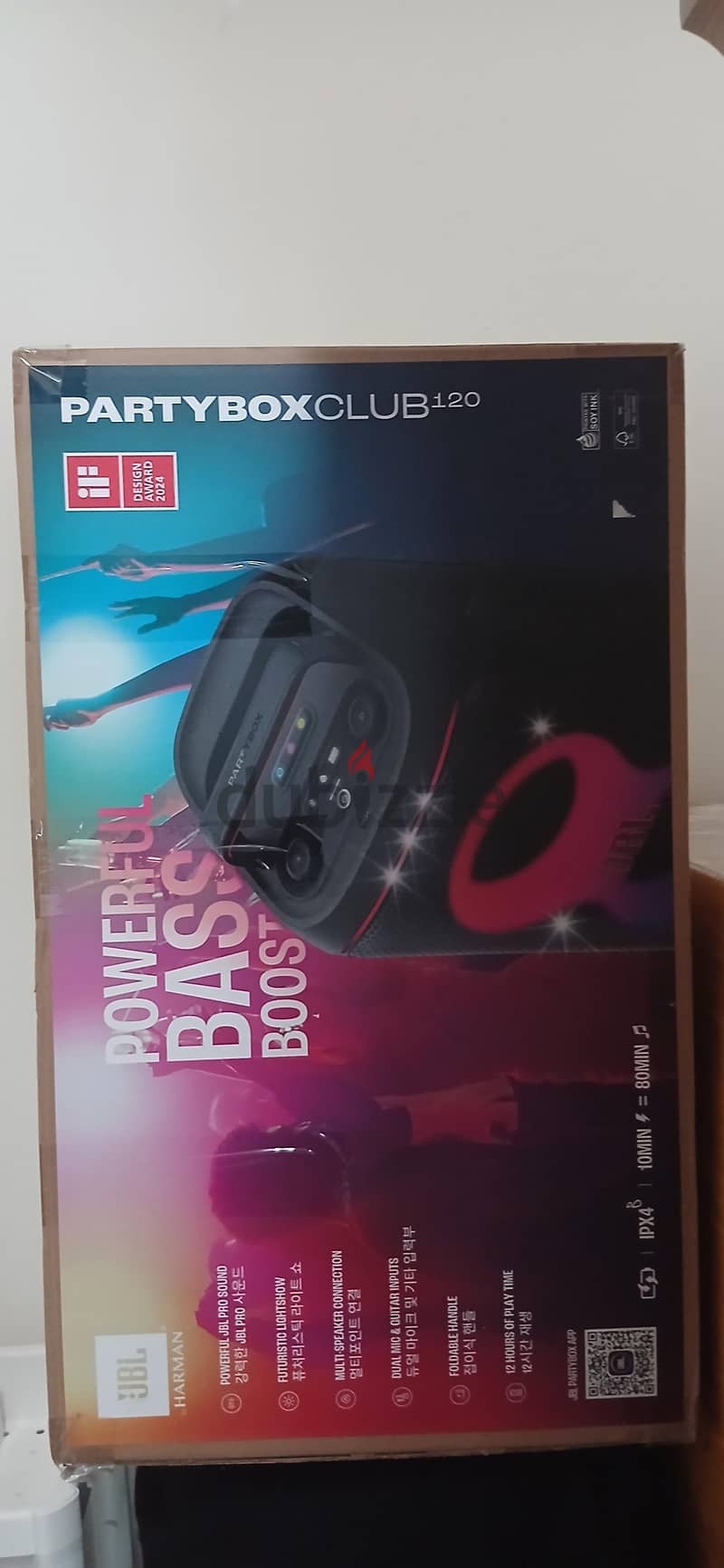 jbl partybox box 120 with mic. 3
