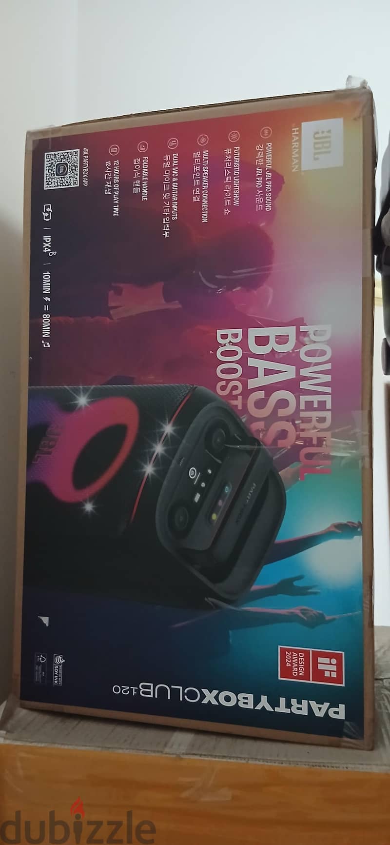 jbl partybox box 120 with mic. 4