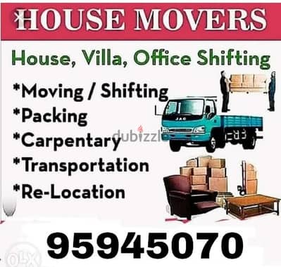 movers and Packers house shifting office shifting Villa shifting store