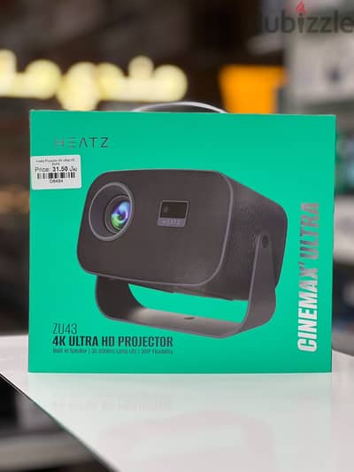 Brand New HEATZ Cinemax projector in Oman | 4K Ultra HD
