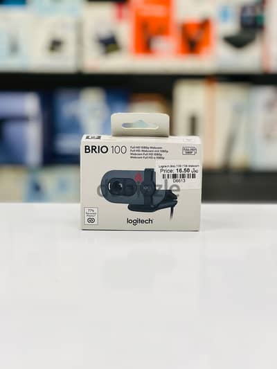 Brand New Logitech Brio 100 Webcam in Oman | High Resolution | Call: 94333521