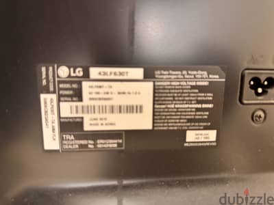 43” LG TV -