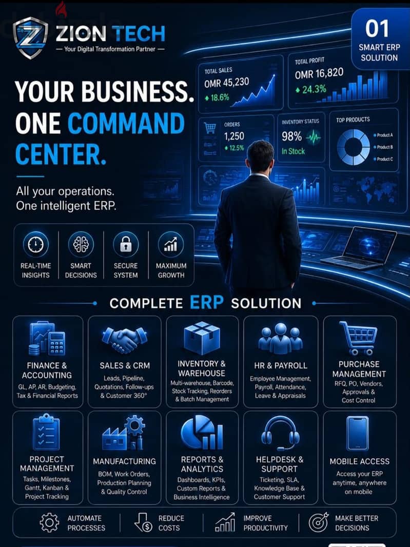 Zion Tech | Odoo ERP, IT Solutions, Web Development & Managed Services 1