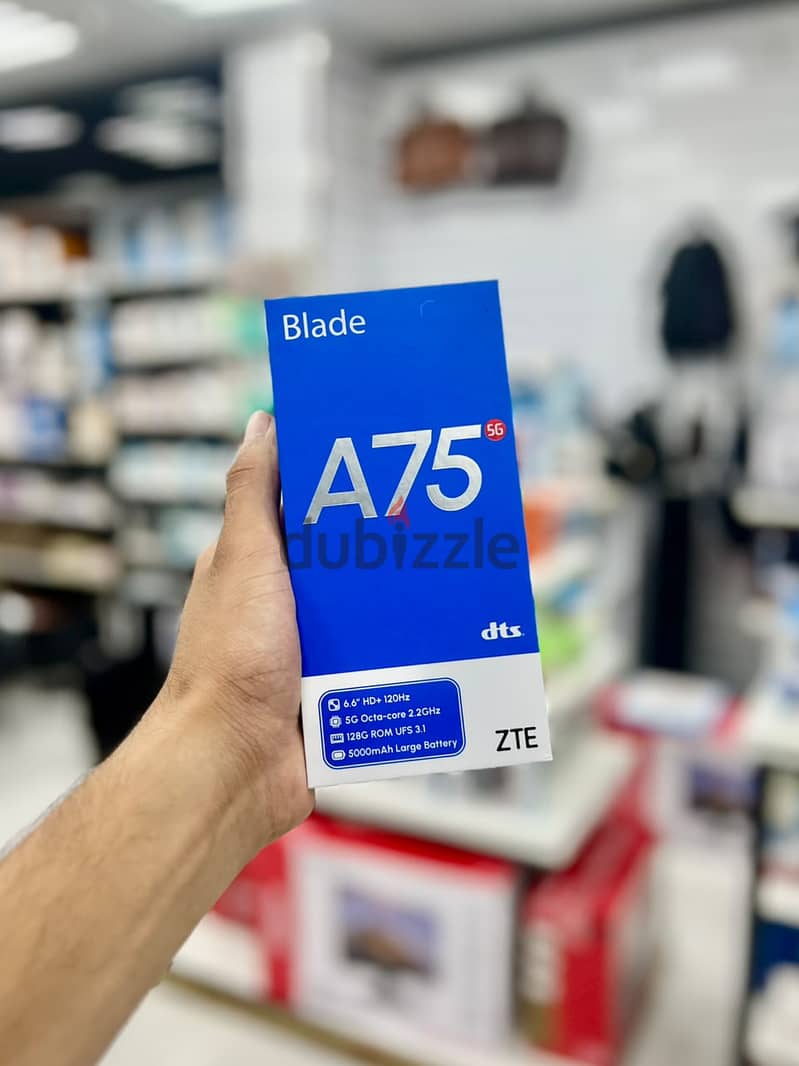 Brand New ZTE A75 5G in Oman | 8GB/128GB 1