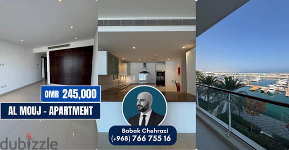 Rare Gem! 2+1 BR Full Marina View Apartment | Al Mouj Muscat | Prime Location