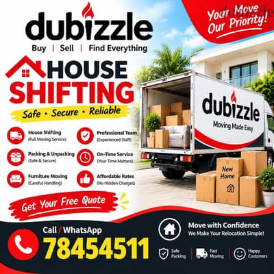 house shifting service available