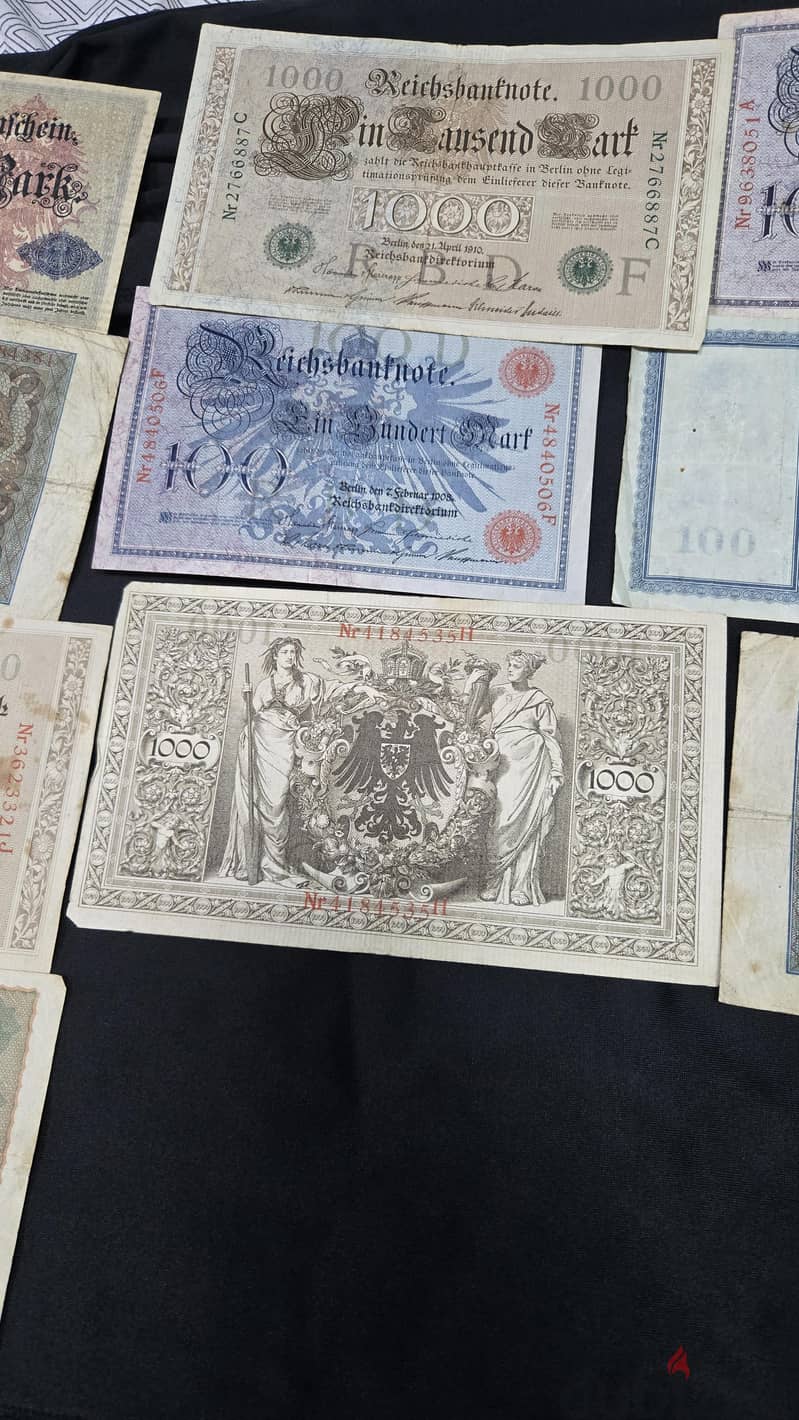 Germany world war 1 and 2 banknotes 5