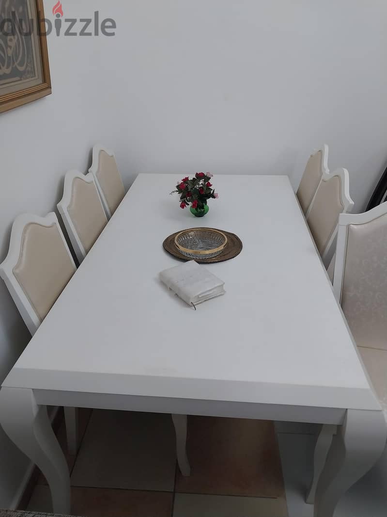 Dining Table with 6 chairs for sale 4