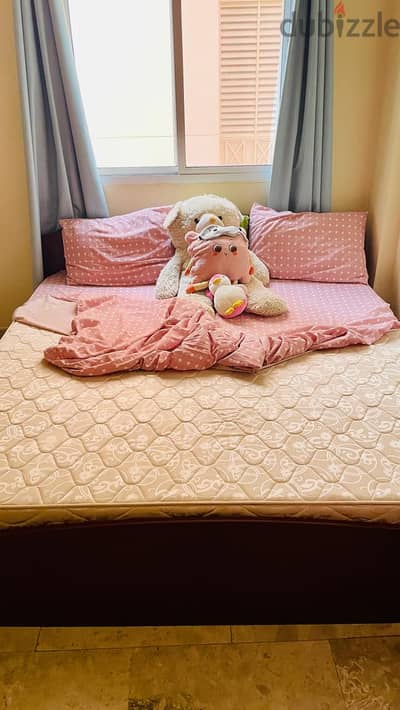 Queen Sized Bed with Medicated Mattress