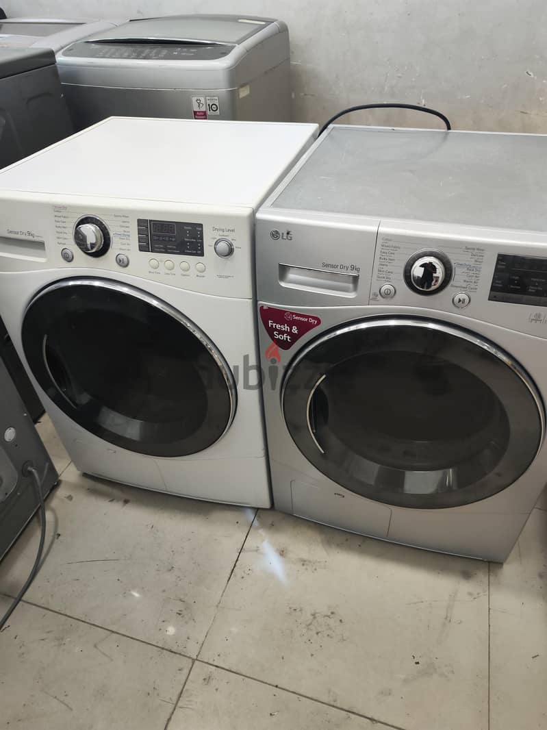 LG dryer 9 kg 5