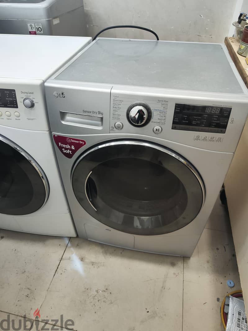 LG dryer 9 kg 8