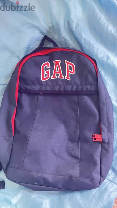 GAP 17-inch Solid Backpack with Adjustable Straps and navy blue