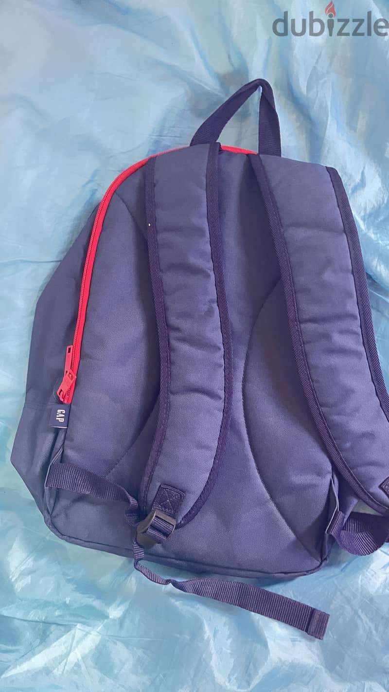 GAP 17-inch Solid Backpack with Adjustable Straps and navy blue 1