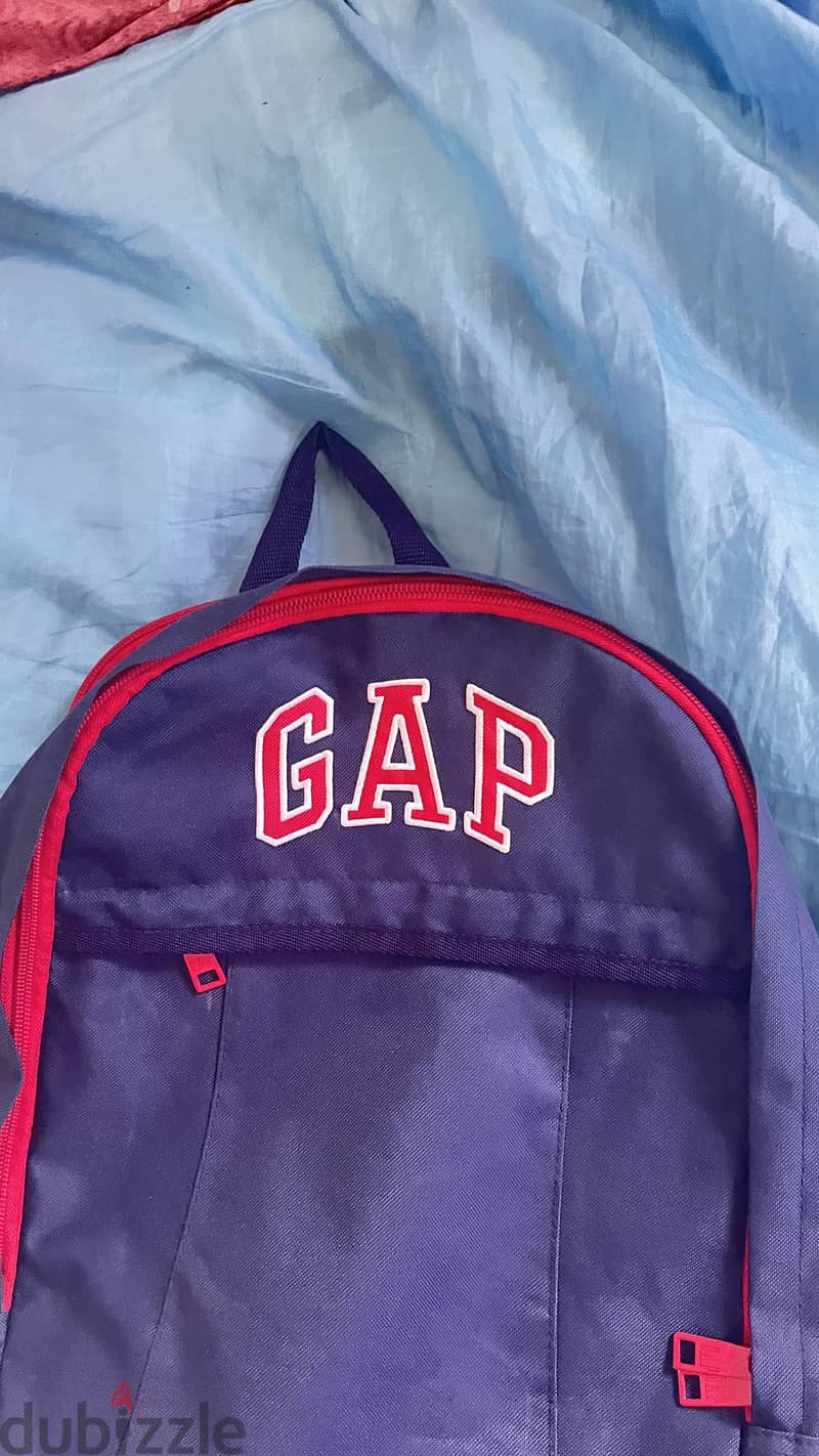 GAP 17-inch Solid Backpack with Adjustable Straps and navy blue 3