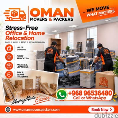 Muscat Movers & Packers and Carpenter Transport 24 hour service