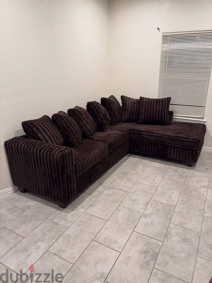 L Shape Sofa New 6 Seater - Free Delivery in Muscat 3