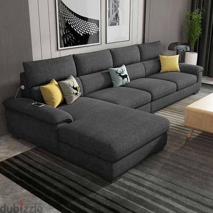L Shape Sofa New 6 Seater - Free Delivery in Muscat 9