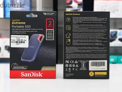 Brand New SanDisk Extreme Portable SSD in Oman | 2TB Capacity