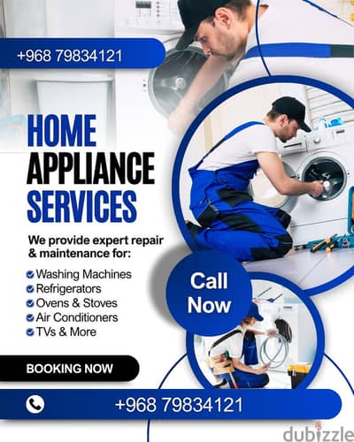 Refrigerator washing machine ac service dishwasher oven stove all kind