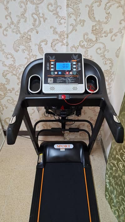 2 in 1 Treadmill with Belly Fat Reducer(Can be Deliver also)