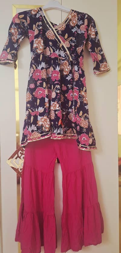 Ethenic dress for girl.