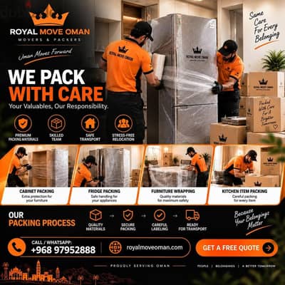 Royal mover packers house shifting office villa shifting service