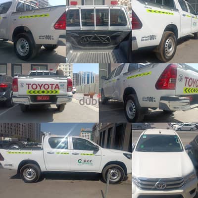 PDO-SPEC TOYOTA HILUX PICKUPS AVAILABLE FOR RENT IN OMAN