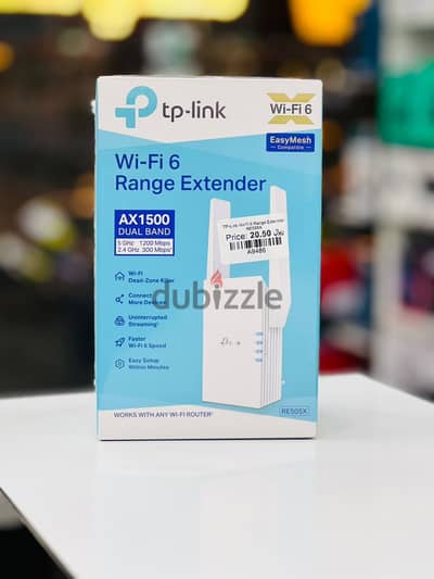 Brand New TP-Link WiFi 6 Extender in Oman | Stronger Coverage