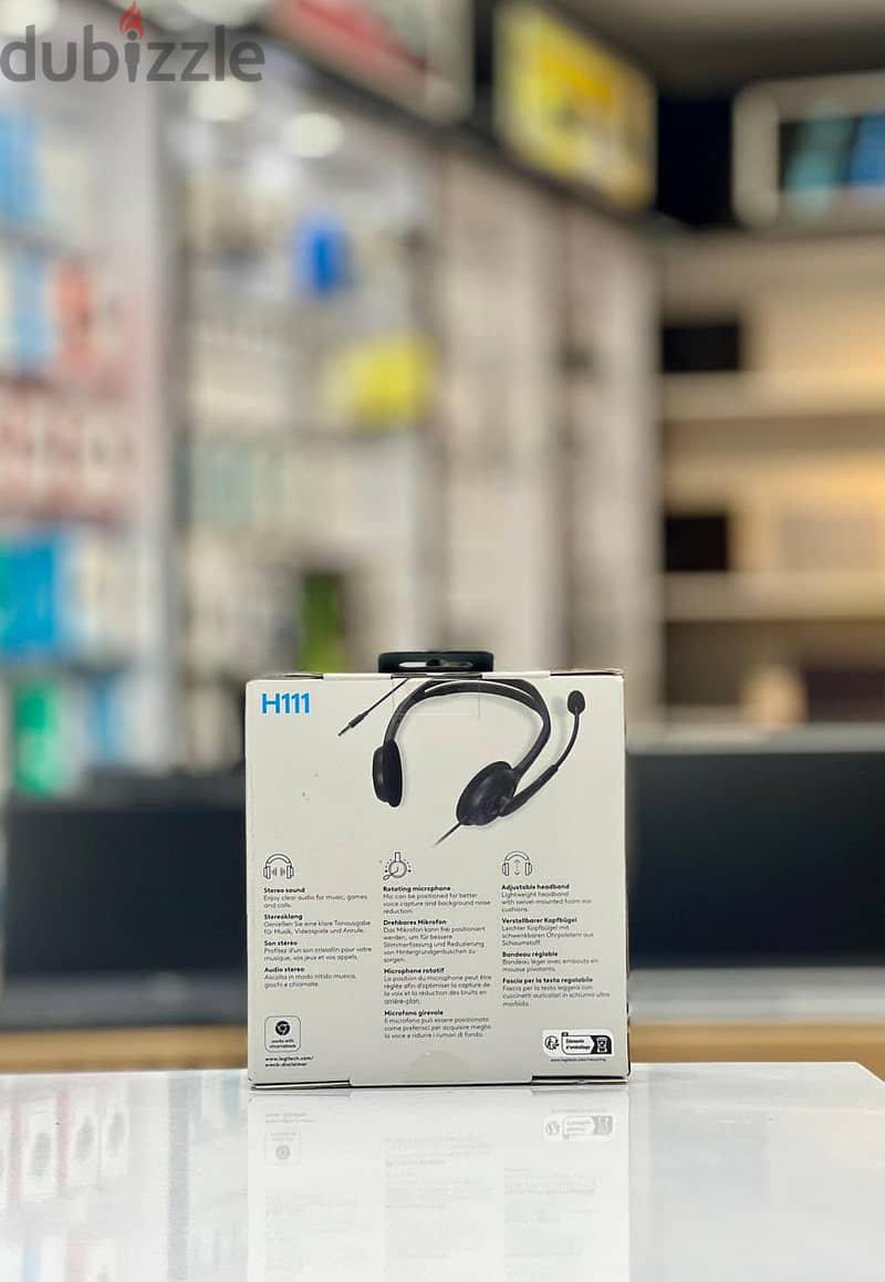 Brand New Logitech H111 Headset in Oman | Clear Audio 1