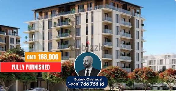 Fully Furnished 2BR in Murooj 3 | Al Mouj Muscat | 129 SQM Turnkey Investment