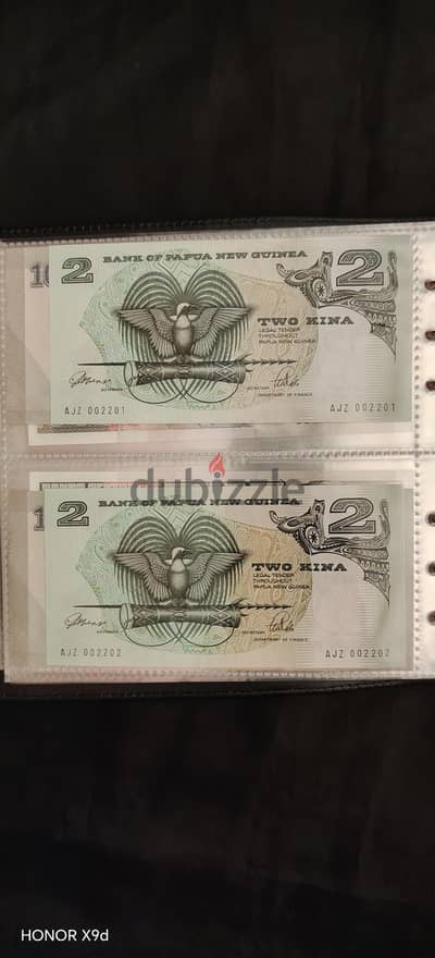 Dual Serial Album 72 banknotes 36 Pairs for SALE
