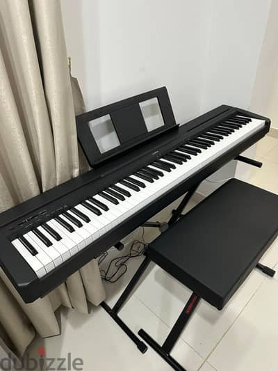 Yamaha P-45 88-Key Digital Piano + Stand & Bench – Barely Used