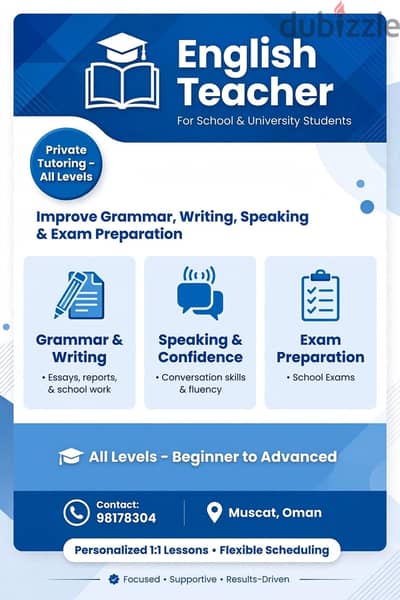 English lessons for all levels