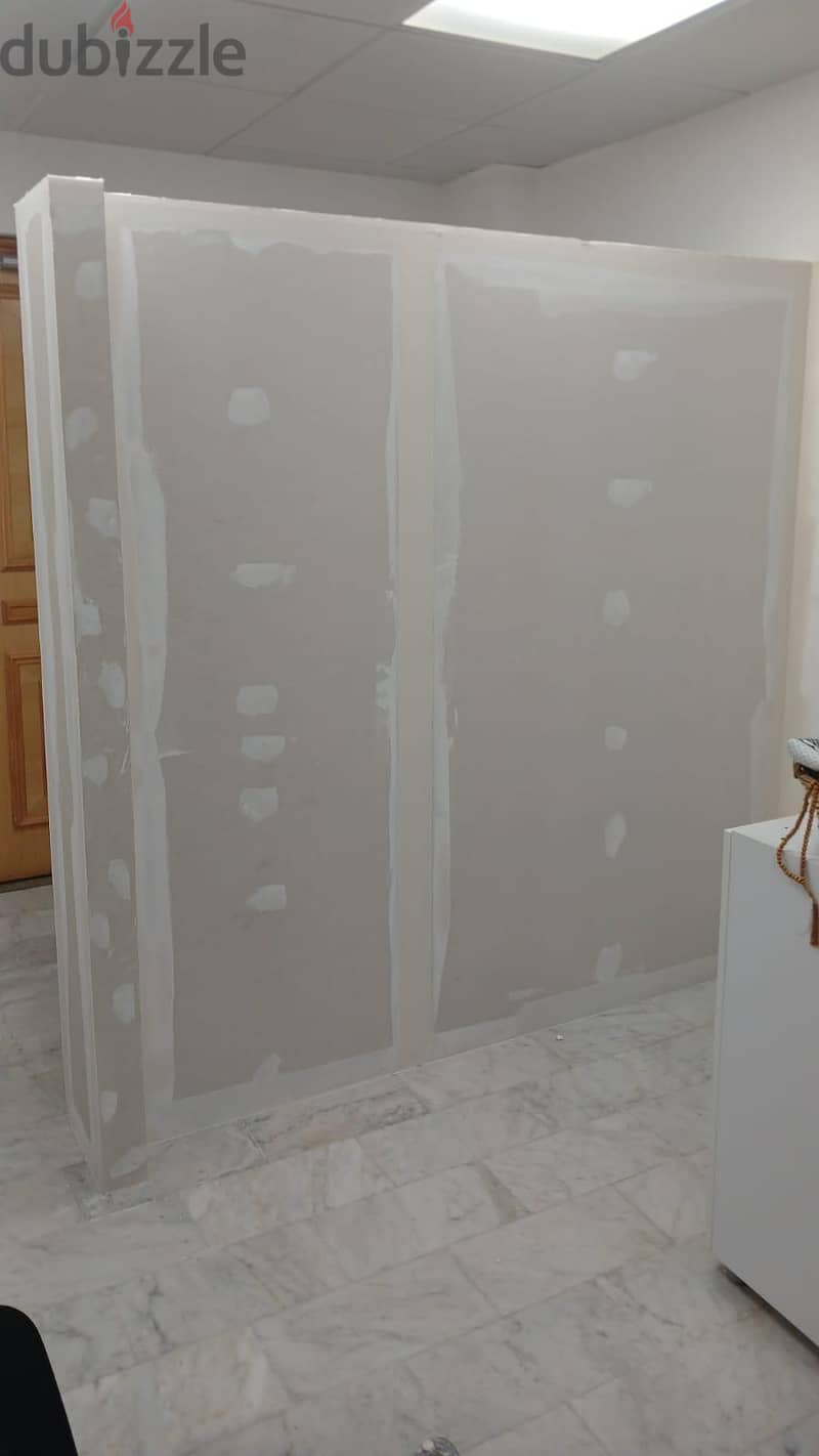 house painting. gypsum board ceiling partition. house maintenance 14