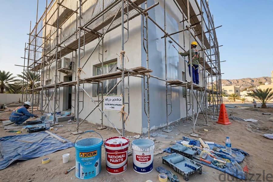 Villa painting, house apartment home building painter. house cleaning. 18