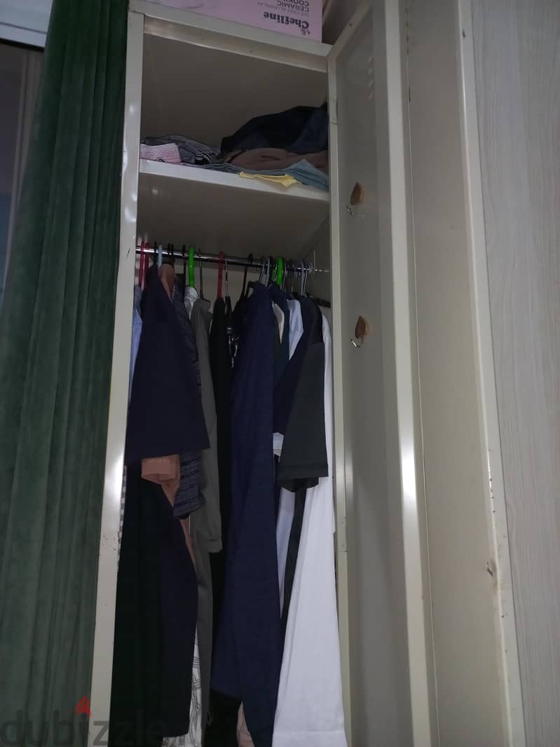 single bed and cupboard also 2
