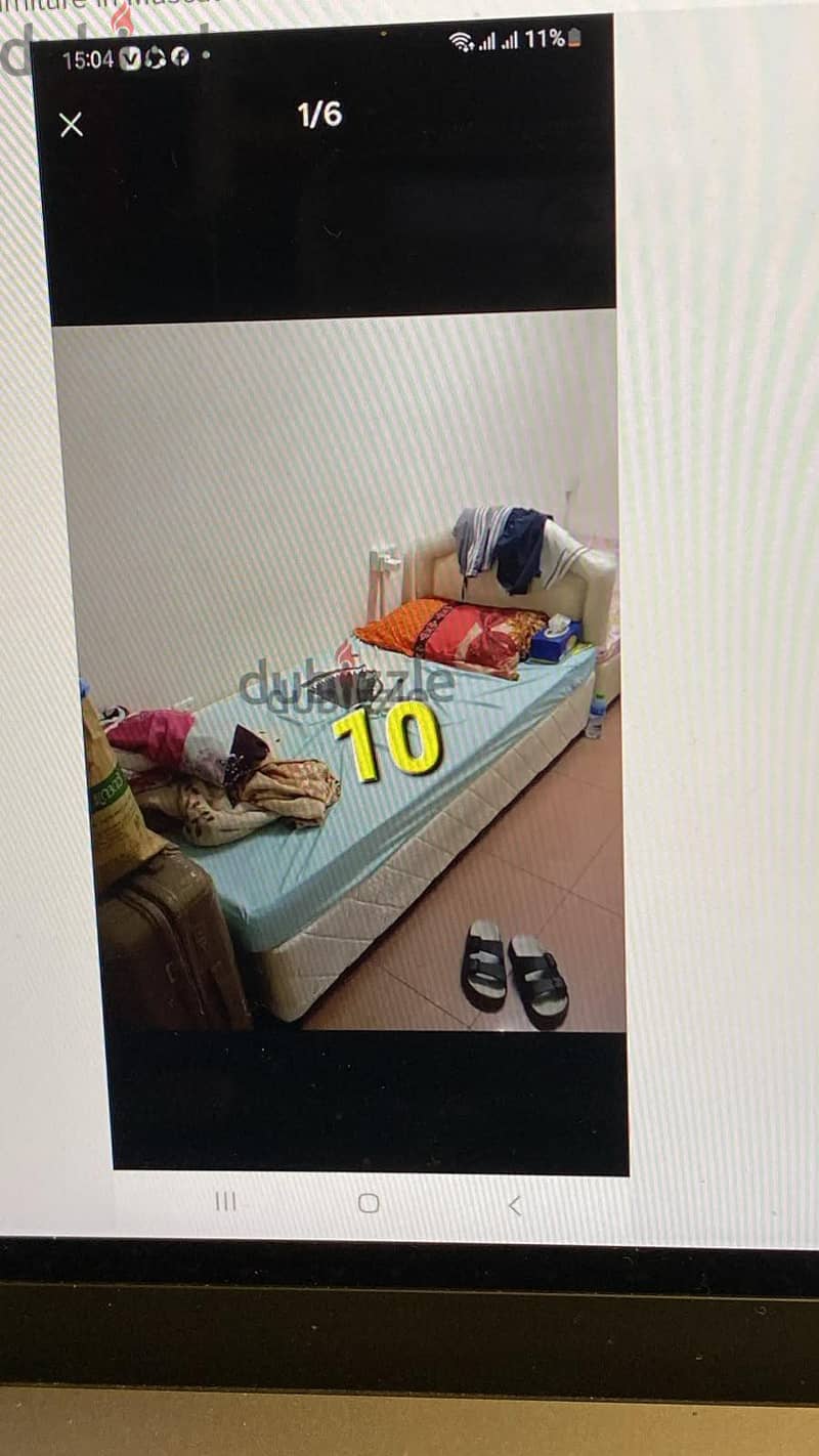 single bed and cupboard also 5