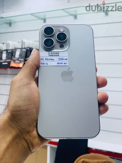 Apple - iPhone 16 Pro Max -256 GB - Nice condition phone ايفون